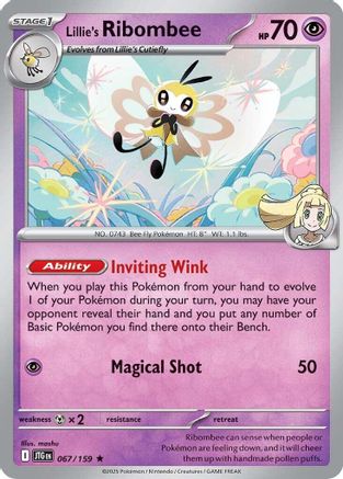 Lillie's Ribombee (67) Holofoil - Journey Together