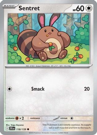 Sentret (118) Reverse Holofoil - Journey Together