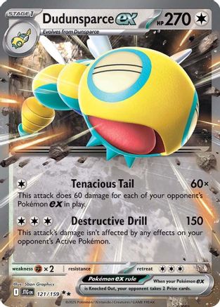 Dudunsparce ex (121) Holofoil - Journey Together