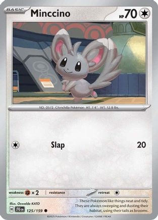 Minccino (125) Reverse Holofoil - Journey Together