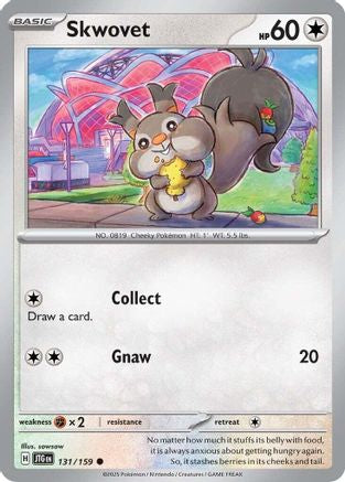 Skwovet (131) Reverse Holofoil - SV09 Journey Together