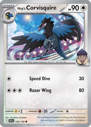 Hop's Corvisquire (134) Reverse Holofoil - Journey Together