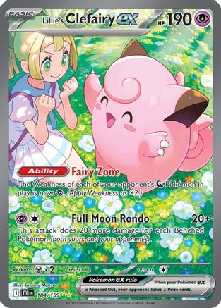 Lillie's Clefairy ex (184) Holofoil - Journey Together