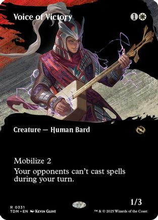 Voice of Victory (Borderless) (331) - Tarkir: Dragonstorm
