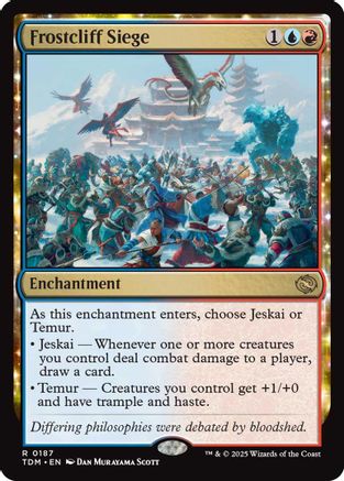 Frosteliff Siege Foil (187) - Tarkir: Dragonstorm