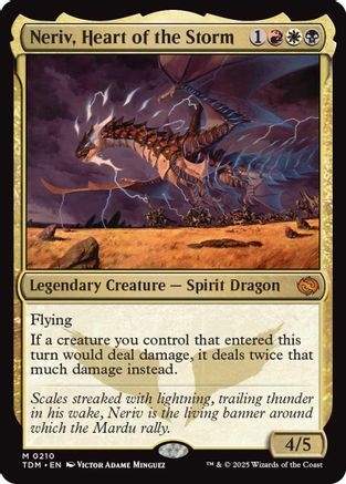 Neriv, Heart of the Storm Foil (210) - Tarkir: Dragonstorm