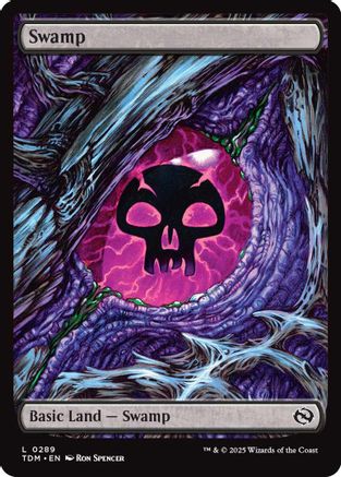 Swamp (289) Foil - Tarkir: Dragonstorm