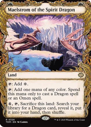 Maelstrom of the Spirit Dragon (Showcase) (326) Foil - Tarkir: Dragonstorm
