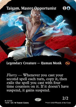 Taigam, Master Opportunist (Borderless) (335) - Tarkir: Dragonstorm