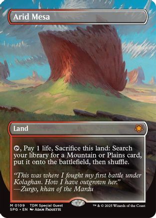 Arid Mesa (Borderless) Foil (109) - Special Guests