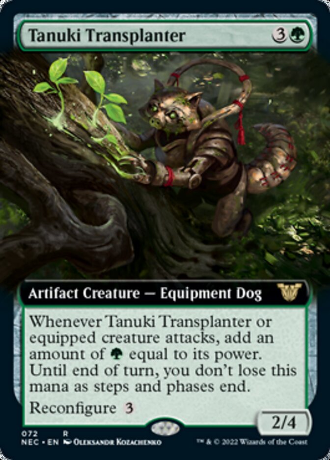 Tanuki Transplanter (Extended Art) [Kamigawa: Neon Dynasty Commander] | Silver Goblin