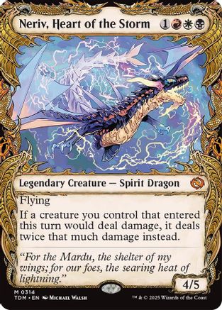 Neriv, Heart of the Storm (Showcase) (314) Foil - Tarkir: Dragonstorm
