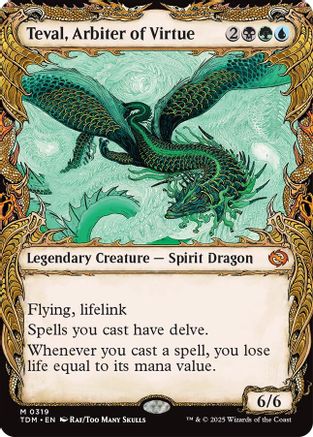 Teval, Arbiter of Virtue (Showcase) (319) - Tarkir: Dragonstorm