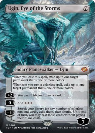Ugin, Eye of the Storms // Ugin, Eye of the Storms (Borderless) (382) - Tarkir: Dragonstorm