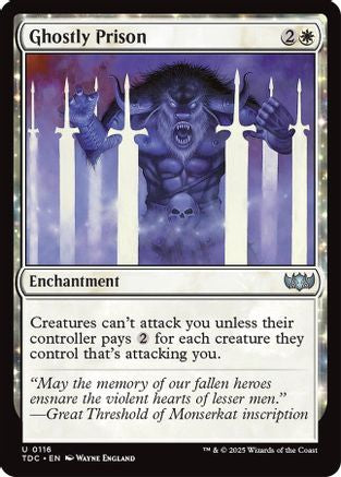 Ghostly Prison (116) - Commander: Tarkir: Dragonstorm