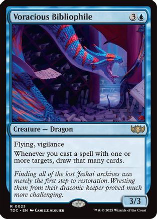 Voracious Bibliophile (023) - Commander: Tarkir: Dragonstorm