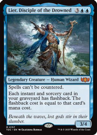 Lier, Disciple of the Drowned (157) - Commander: Tarkir: Dragonstorm