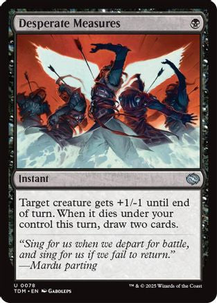 Desperate Measures (078) Foil - Tarkir: Dragonstorm
