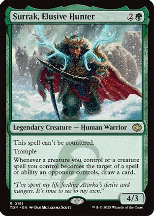 Surrak, Elusive Hunter (161) Foil - Tarkir: Dragonstorm