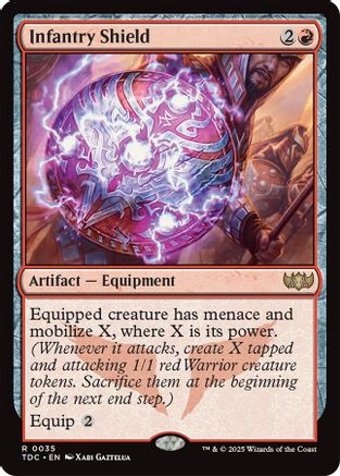 Infantry Shield (035) - Commander: Tarkir: Dragonstorm