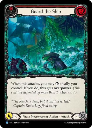 Board the Ship (SEA053) Rainbow Foil - High Seas