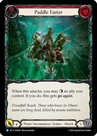 Paddle Faster (SEA054) Rainbow Foil - High Seas