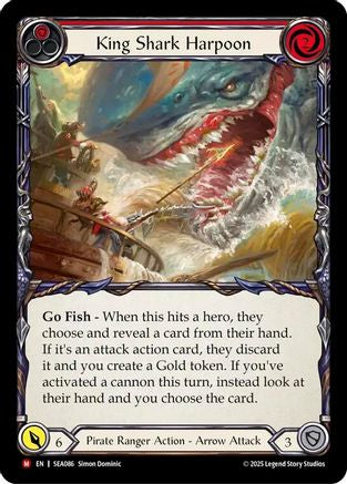 King Shark Harpoon (SEA086) Rainbow Foil - High Seas