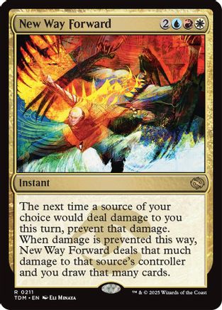 New Way Forward (211) Foil - Tarkir: Dragonstorm