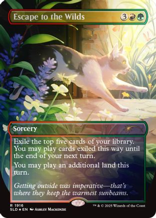 Escape to the Wilds (1916) Foil - Secret Lair Drop Series