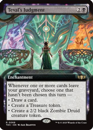 Teval's Judgment (Extended Art) (068) - Commander: Tarkir: Dragonstorm