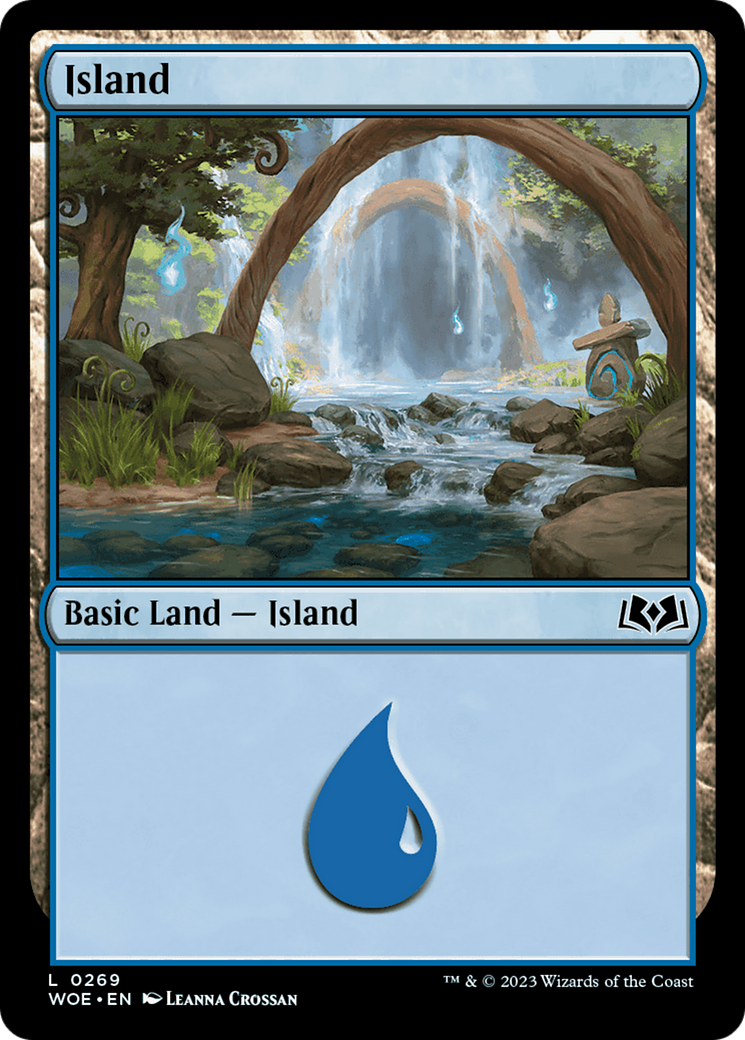 Island (0269) [Wilds of Eldraine] | Silver Goblin