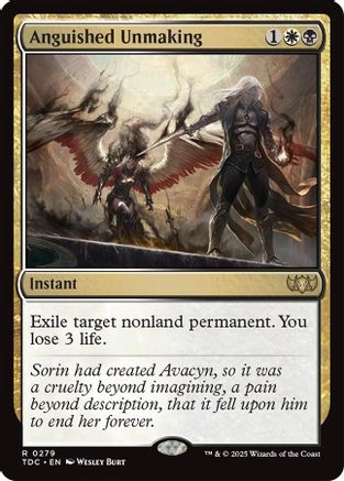 Anguished Unmaking (279) - Commander: Tarkir: Dragonstorm