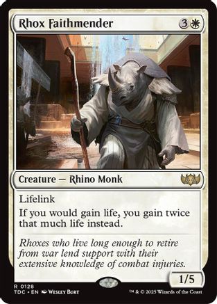 Rhox Faithmender (128) - Commander: Tarkir: Dragonstorm