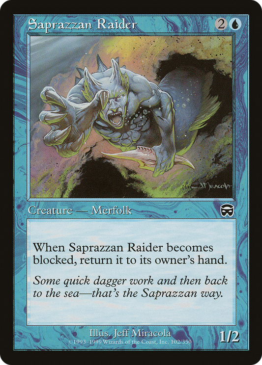 Saprazzan Raider [Mercadian Masques] Foil