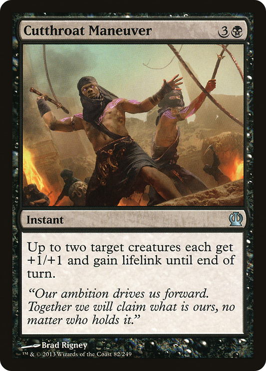 Cutthroat Maneuver [Theros] Foil