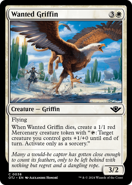 Wanted Griffin [Outlaws of Thunder Junction] Foil