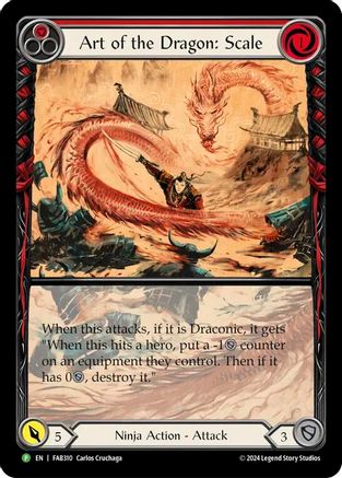 Art of the Dragon: Scale (FAB310) Rainbow Foil - FaB Promos