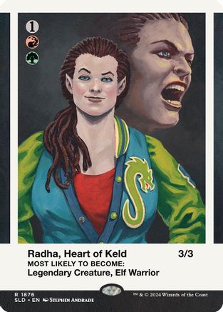 Radha, Heart of Keld // Radha, Heart of Keld (1876) - Secret Lair Drop