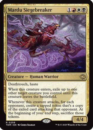Mardu Siegebreaker (206) - Tarkir: Dragonstorm