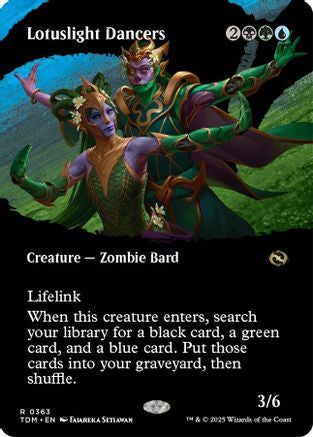 Lotuslight Dancers (Borderless) (363) Foil - Tarkir: Dragonstorm