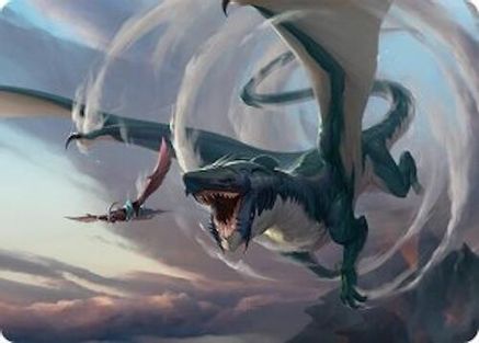 Whirlwing Stormbrood Art Card (27/54) (027) - Art Series: Tarkir: Dragonstorm