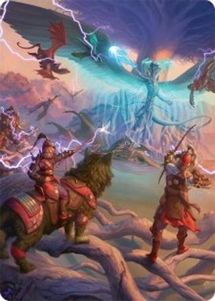 All-Out Assault Art Card (50/54) (050) - Art Series: Tarkir: Dragonstorm