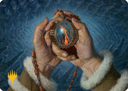 Mox Jasper Art Card (28/54) (Gold-Stamped) (028) - Art Series: Tarkir: Dragonstorm