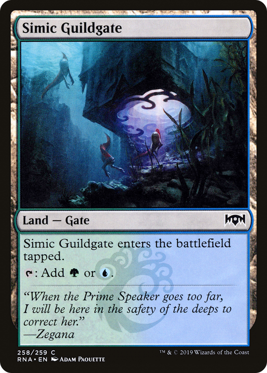 Simic Guildgate (258/259) [Ravnica Allegiance] Foil
