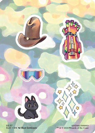 Sticker sheet (337) - Secret Lair Drop