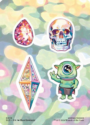 Sticker sheet (339) - Secret Lair Drop