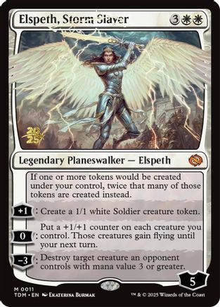Elspeth, Storm Slayer (011) Foil - Prerelease Cards