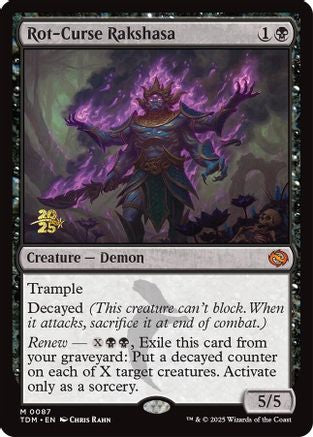 Rot-Curse Rakshasa (087) Foil - Prerelease Cards