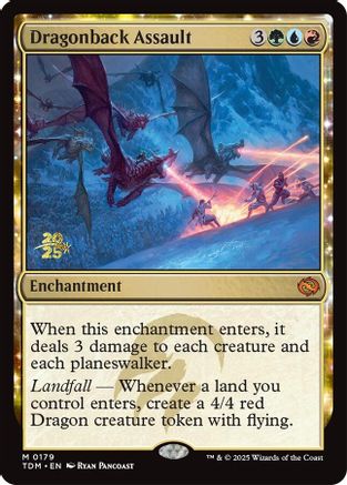 Dragonback Assault (179) Foil - Prerelease Cards