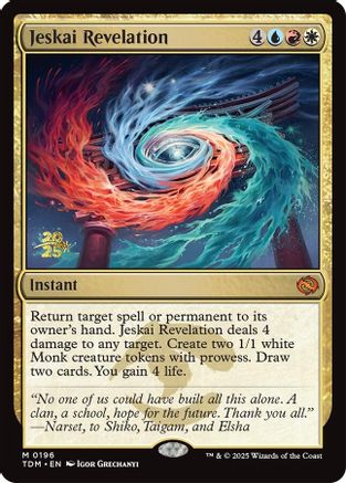 Jeskai Revelation (196) Foil - Prerelease Cards